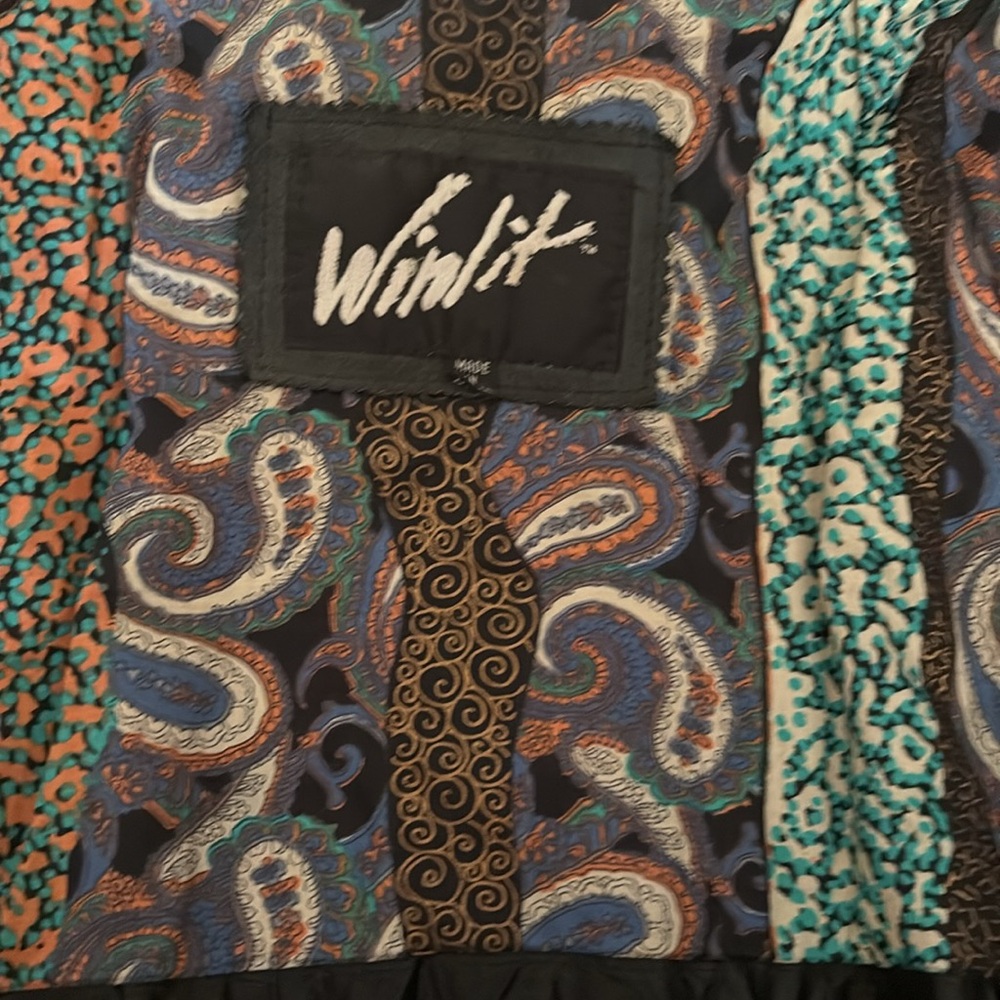 Colorful Patchwork Bomber Jacket - image 8